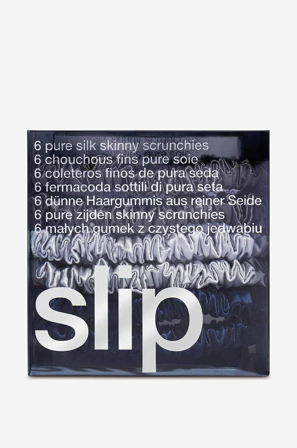 SLIP Lot de 6 élastiques en soie pour cheveux Slipsilk Skinny Midnight Unisexe Incolore 2