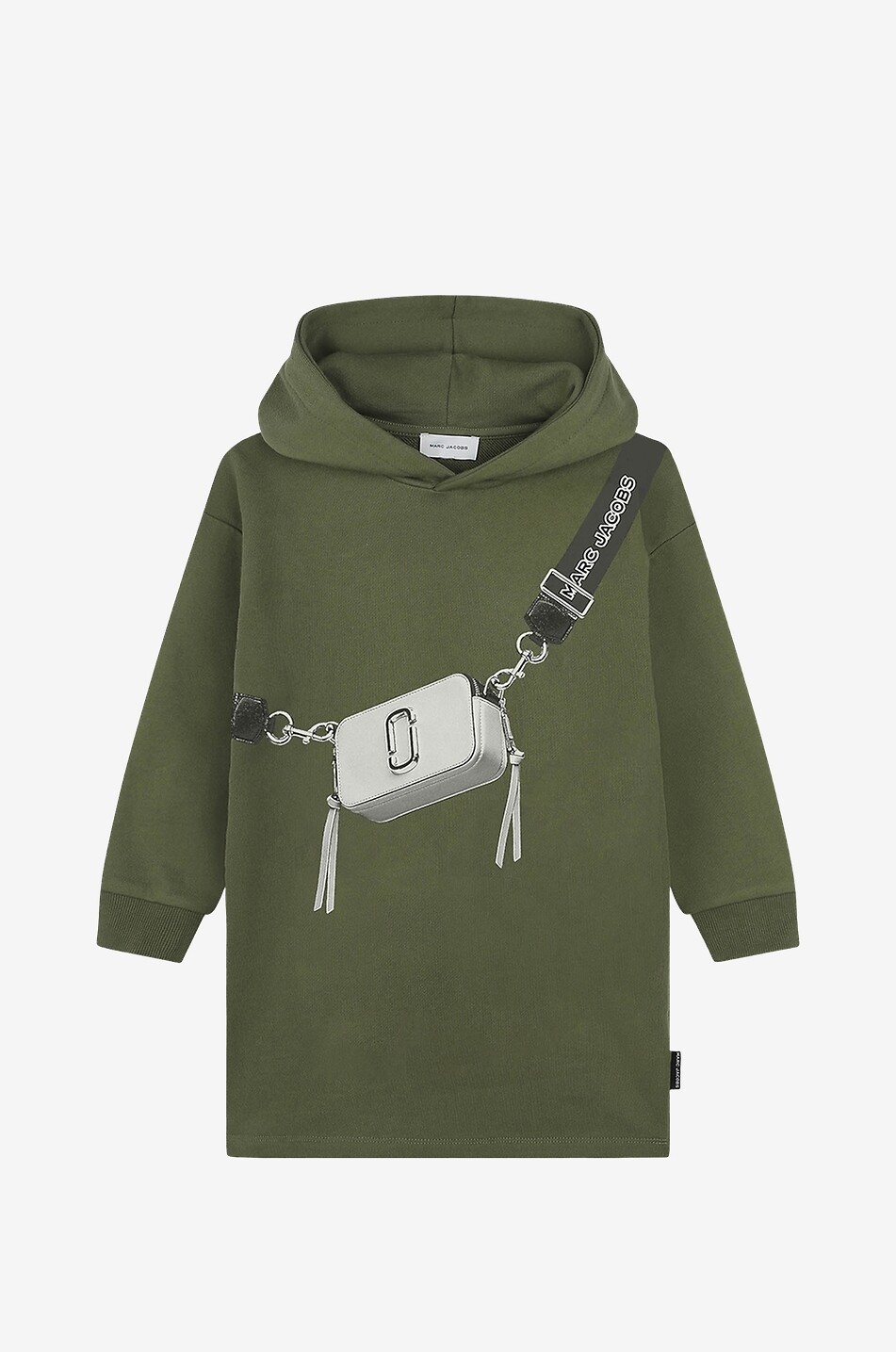 Robe sweat à capuche fille The Tote Bag Trompe-l'Oeil