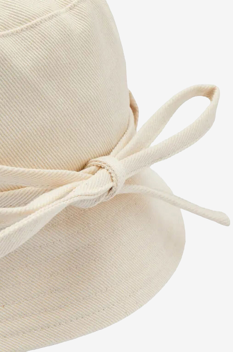 JACQUEMUS Bob brodé avec cordon Le Bob Gadjo Femme BLANC CASSE 2