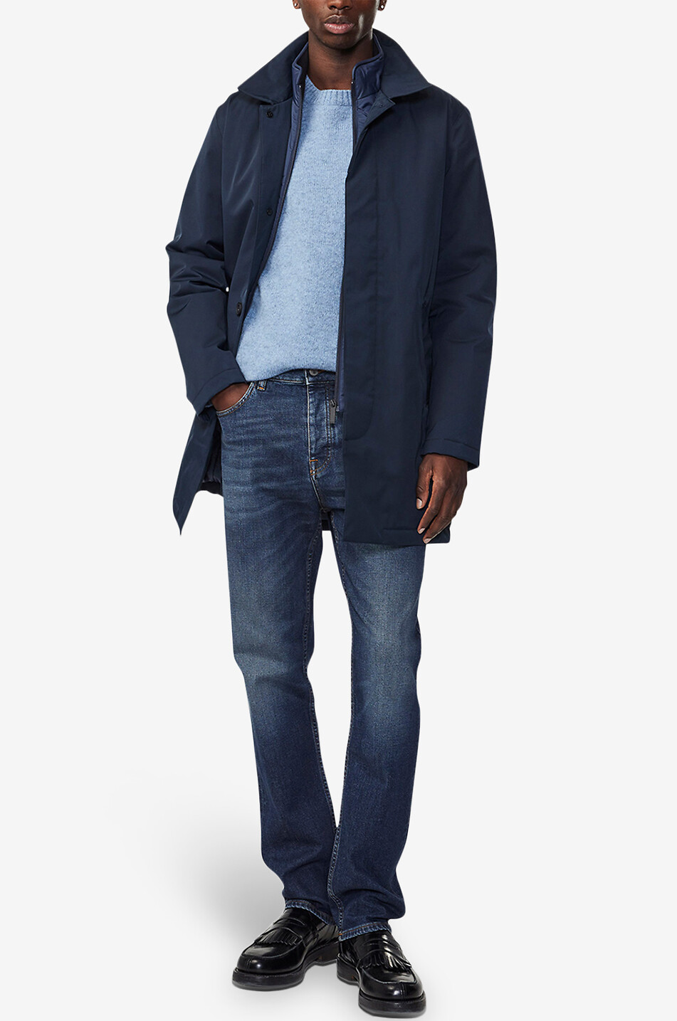 NN07 Parka déperlant garni de PrimaLoft Blake Homme BLEU FONCE 2