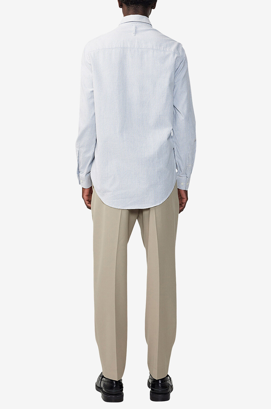 NN07 Arne cotton long-sleeved shirt Men BLUE 4
