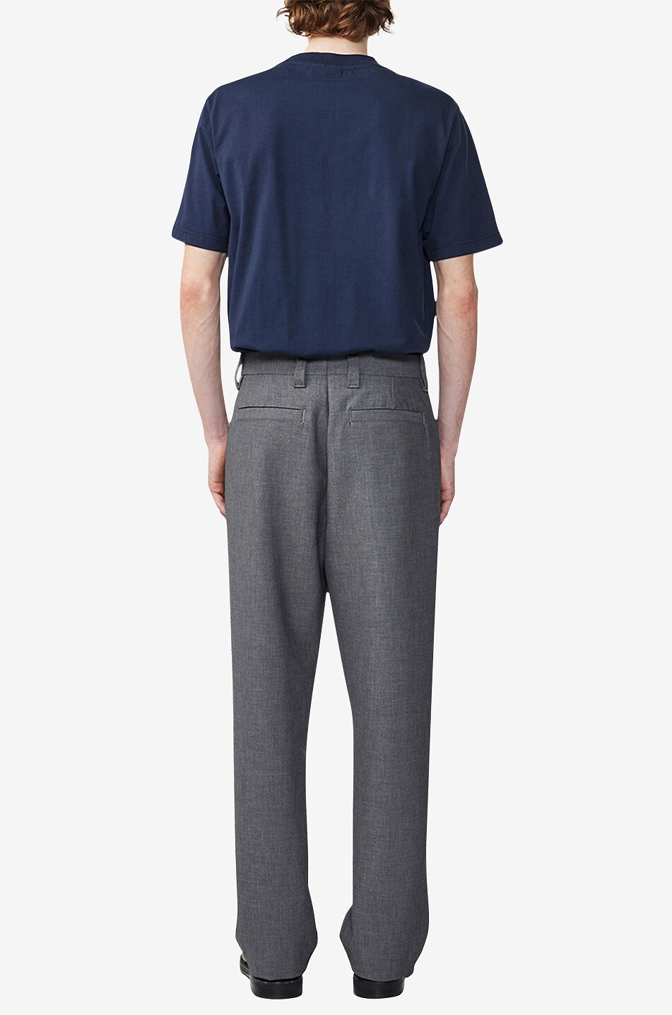 NN07 T-shirt en coton pima Adam Homme BLEU FONCE 4