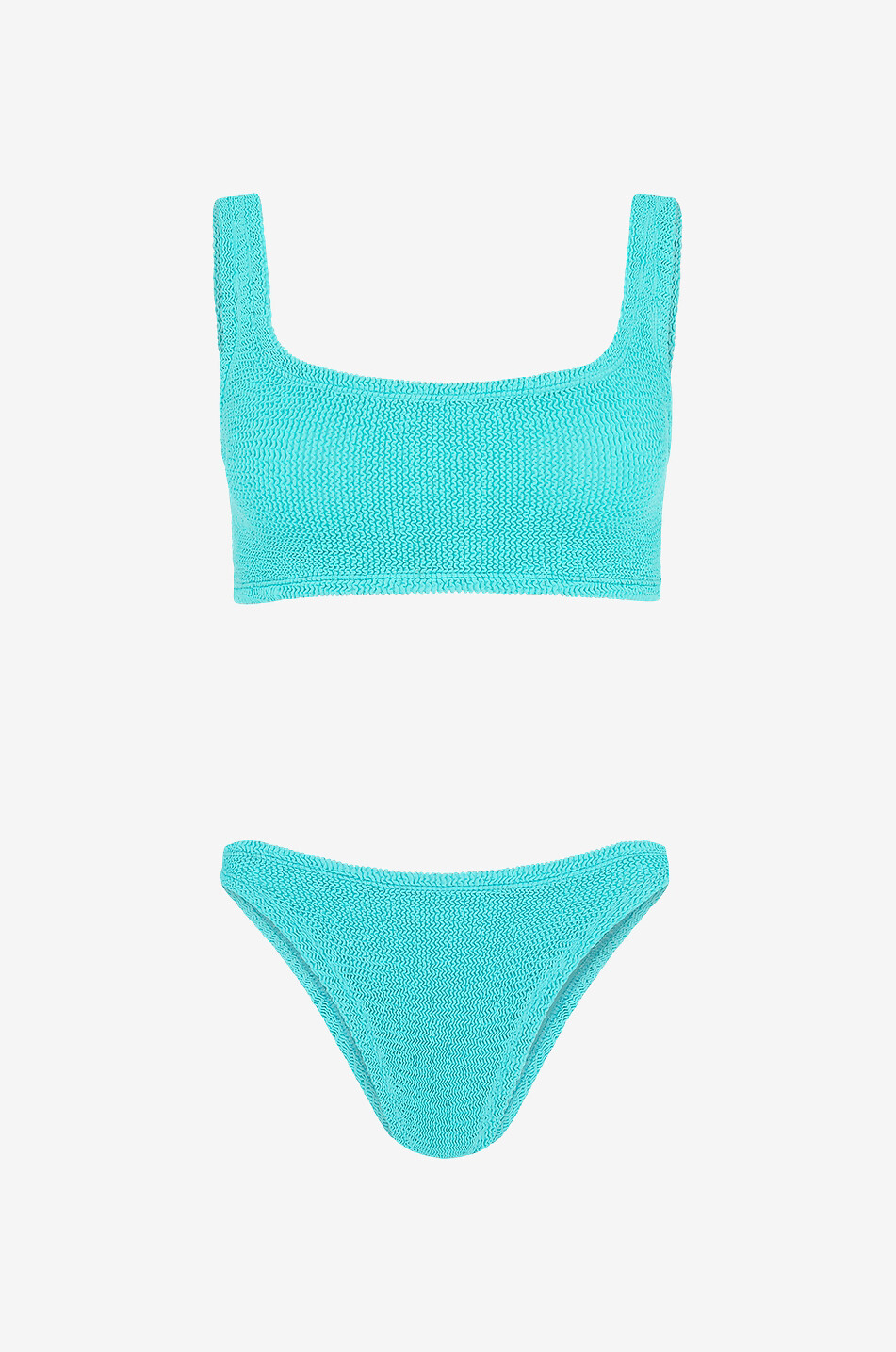 Xandra seersucker two-piece swimsuit