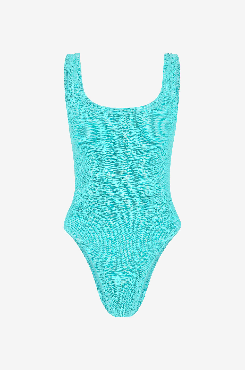 Square Neck Swim seersucker one piece swimsuit