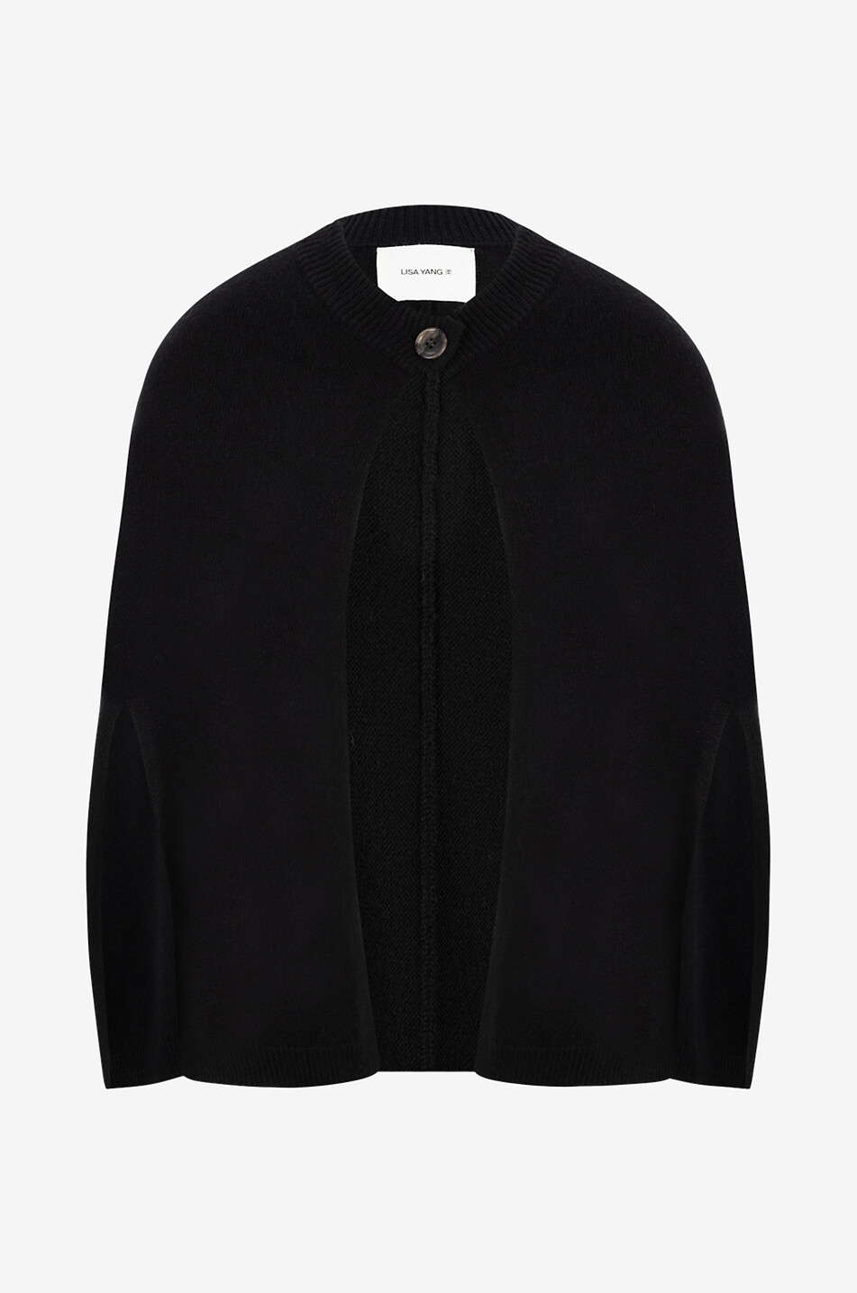 LISA YANG Cape en cachemire Ruth Femme NOIR 1