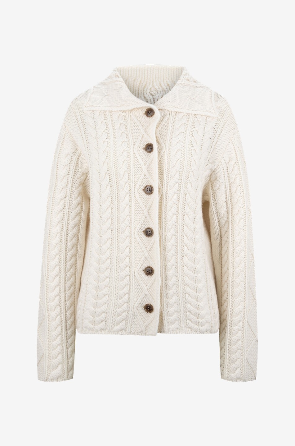 Kristin cable-knit cashmere cardigan