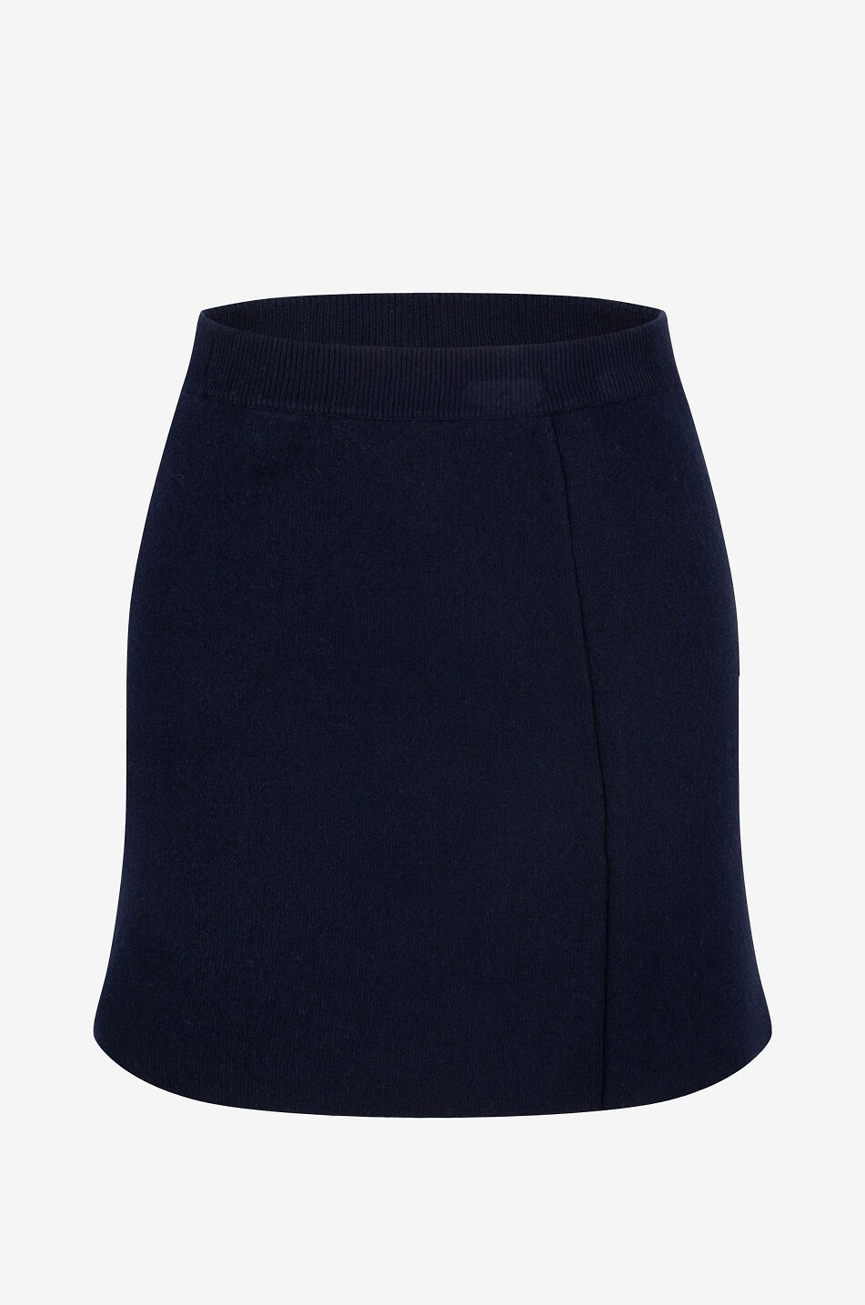 LISA YANG Minijupe en maille portefeuille en cachemire Mette Femme BLEU FONCE 1