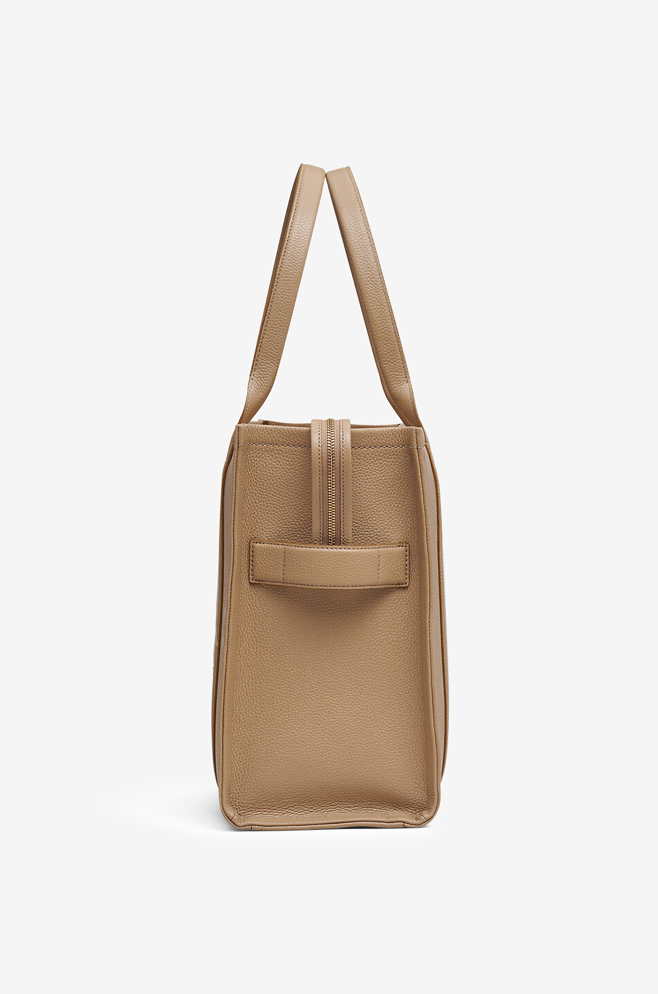 MARC JACOBS Sac cabas en cuir grainé The Large Tote Femme CAMEL 5