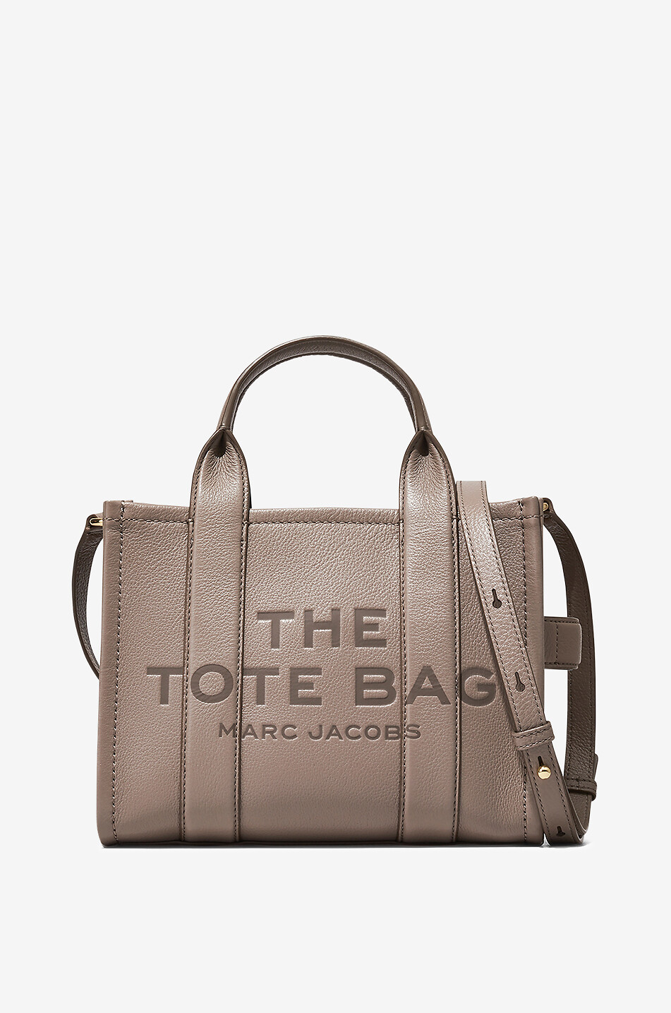 Shopper aus genarbtem Leder The Leather Medium Tote