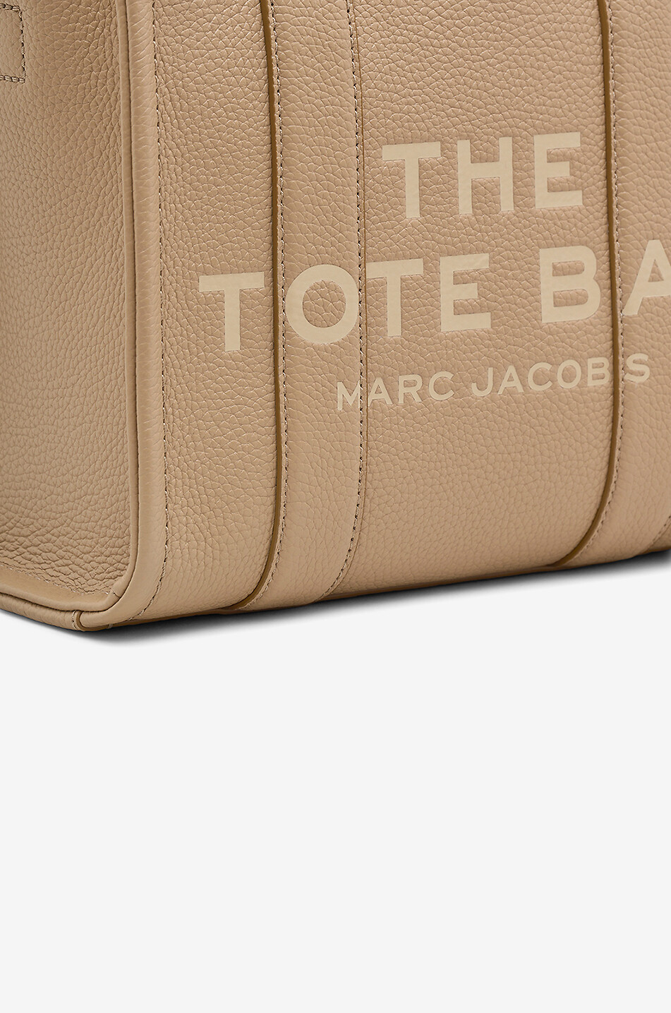 MARC JACOBS Sac cabas en cuir The Small Tote Bag Femme CAMEL 9