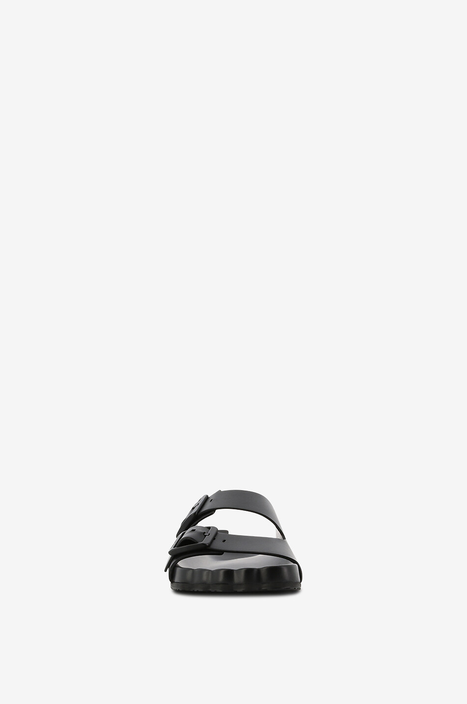 BALENCIAGA Sunday Sandal flat smooth leather slides Men BLACK 2