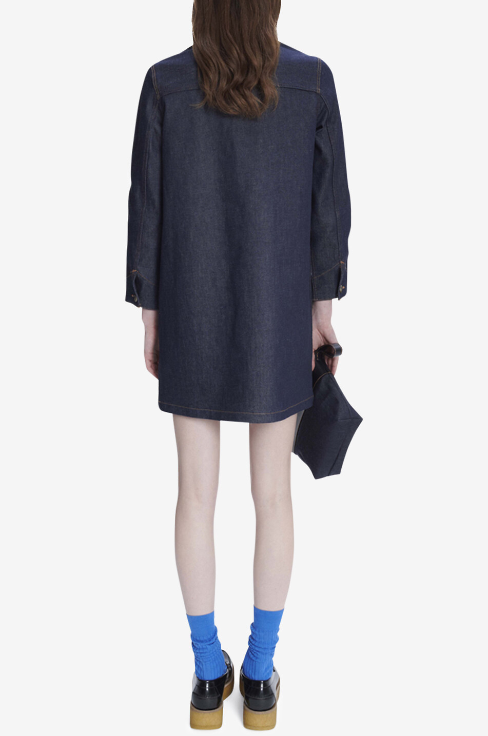 Mini-Hemdkleid aus Denim Aurelia