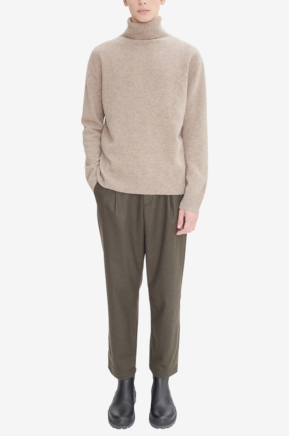 Marc wool and cashmere turtleneck jumper
