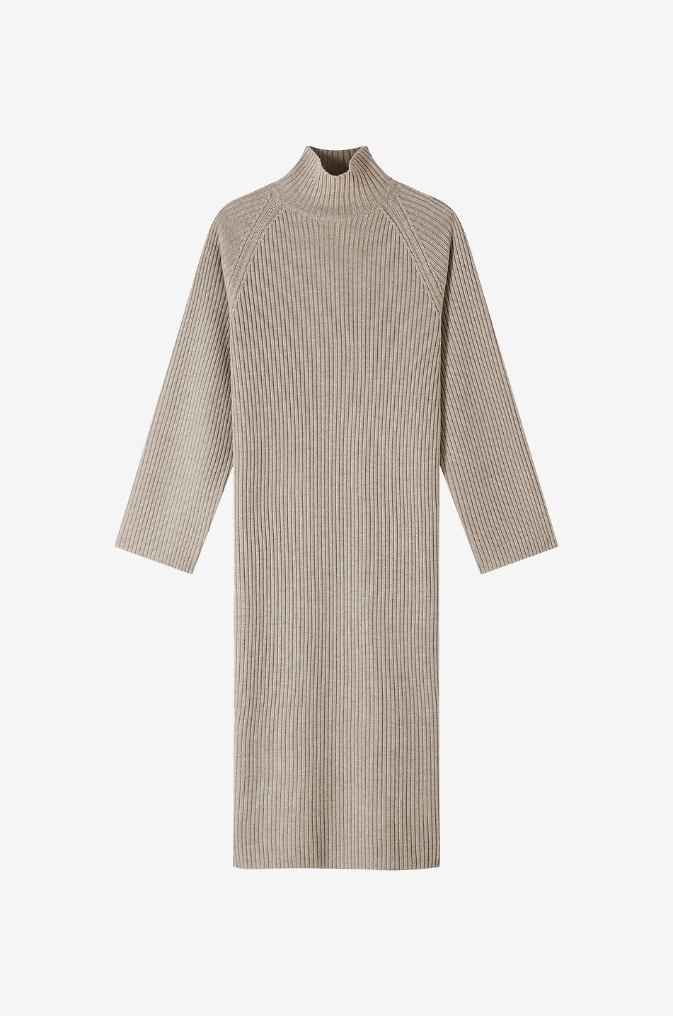 A.P.C. Midi-Strickkleid aus Merinowolle Prisca Damen BEIGE 1