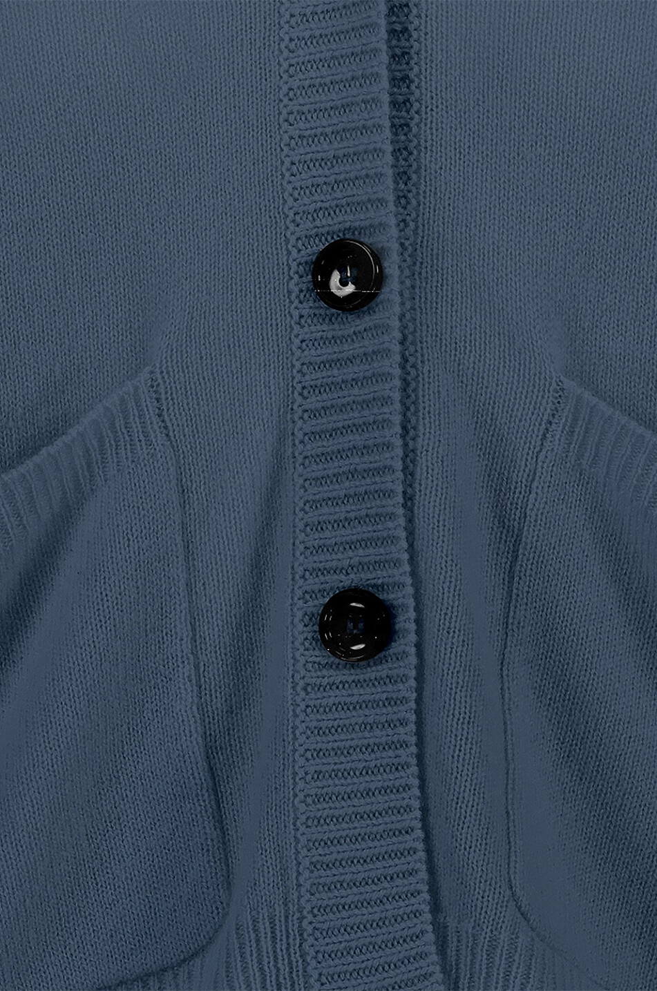 ALLUDE Cardigan boutonné à col V en cachemire Femme BLEU 4