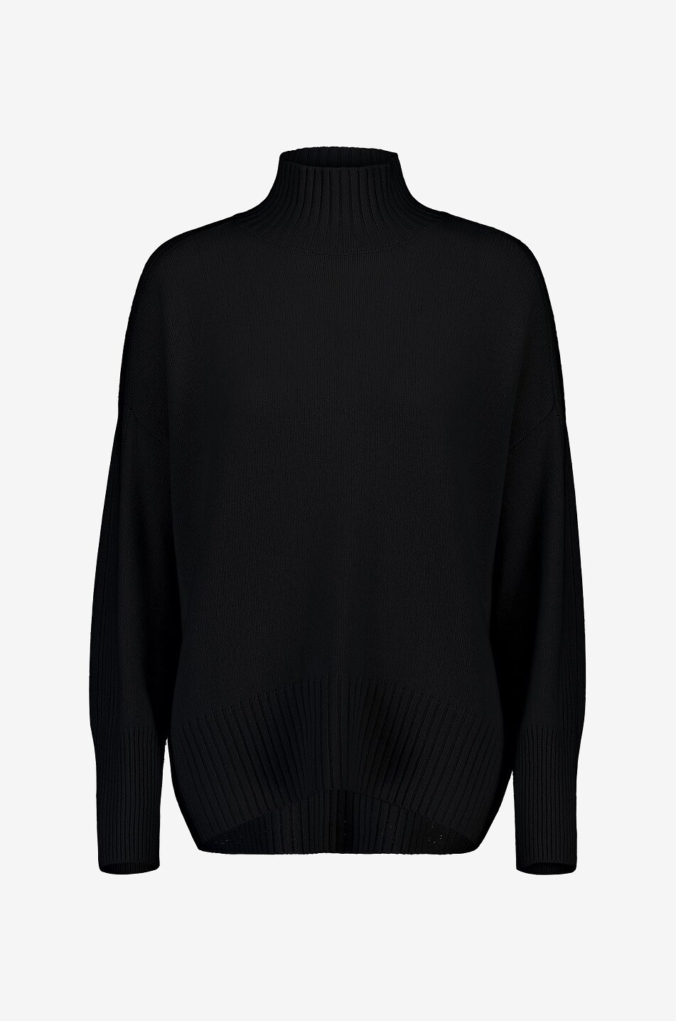 Pull à col entonnoir en cachemire