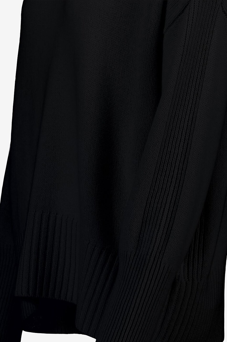 ALLUDE Pull à col entonnoir en cachemire Femme NOIR 4