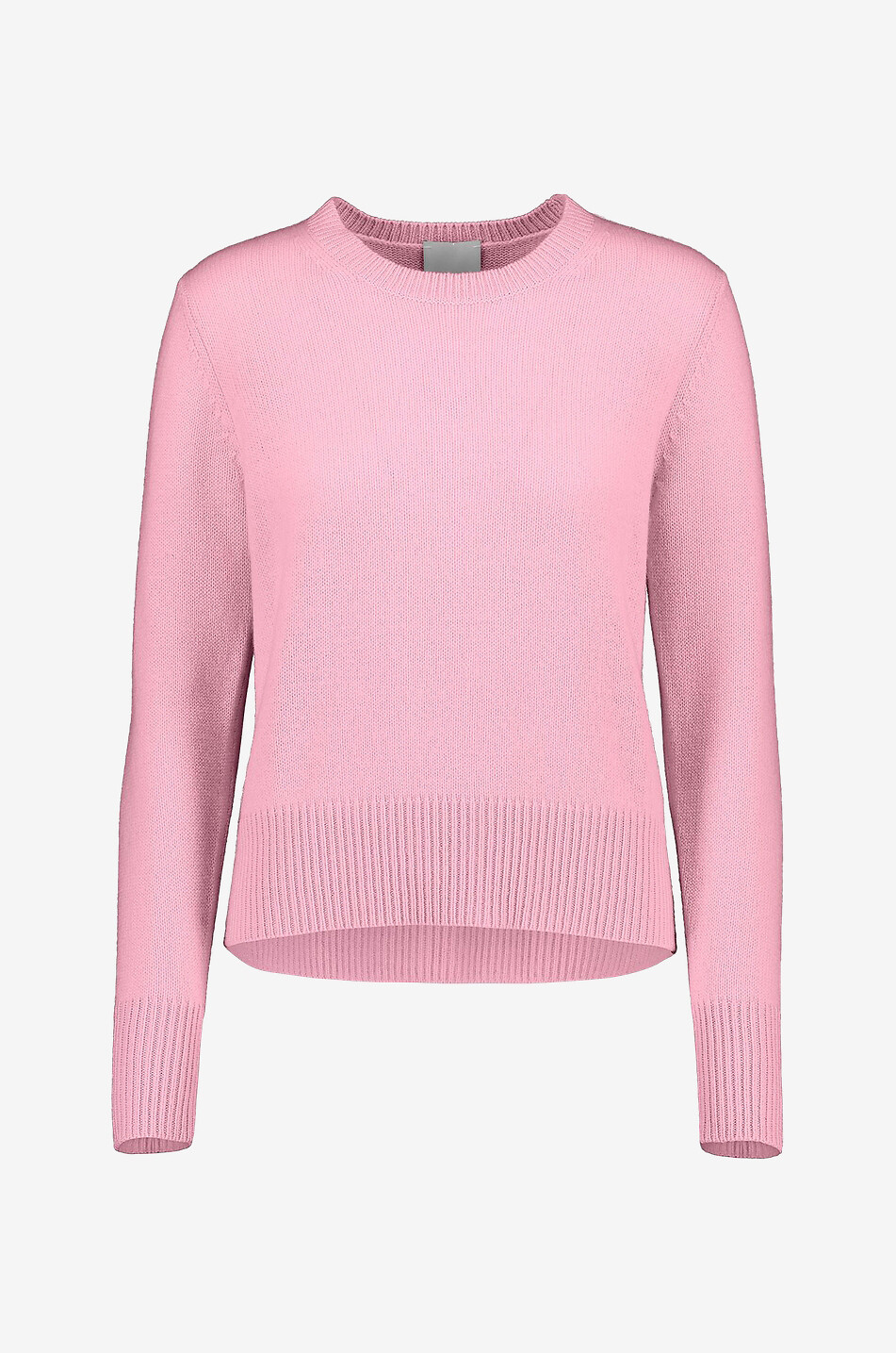 ALLUDE Pull à col rond en cachemire Femme ROSE CLAIR 1