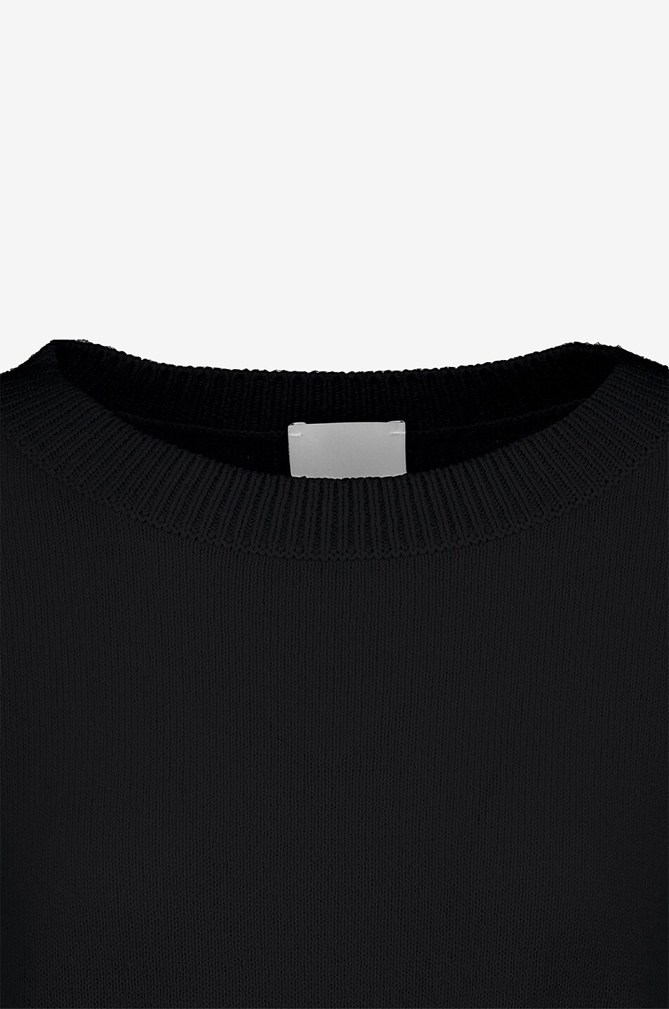 ALLUDE Cashmere round neck boxy jumper Women BLACK 3