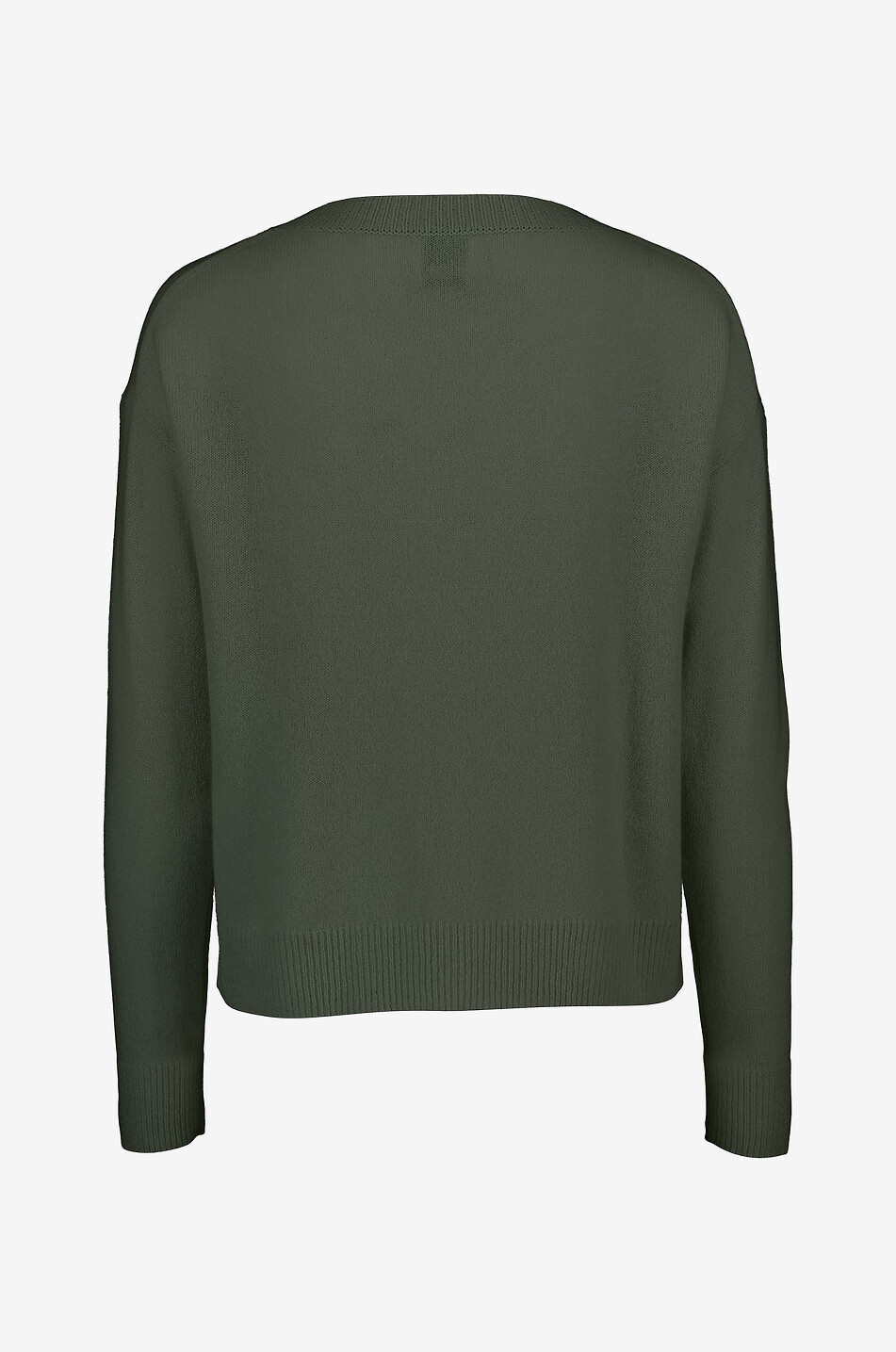 ALLUDE Boxy-Pullover mit Rundhalsausschnitt aus Kaschmir Damen DUNKELGRÜN 2