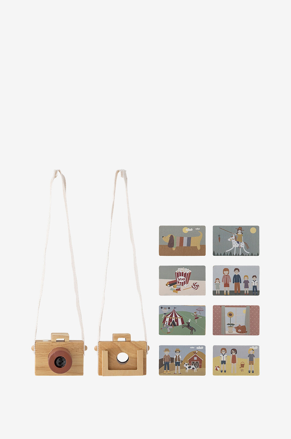 BLOOMINGVILLE Hölzerner Kinder-Fotoapparat mit 6 Bildern Dalton Baby BUNT 1