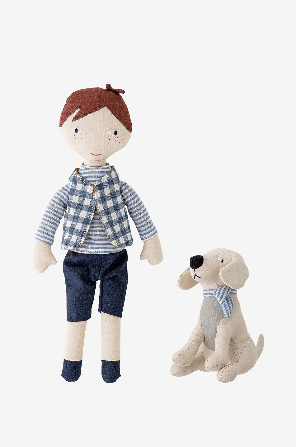 BLOOMINGVILLE Hilbert little boy and dog cotton dolls Baby MULTI COLOURED 1