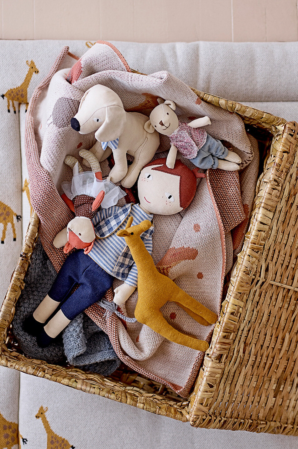 BLOOMINGVILLE Hilbert little boy and dog cotton dolls Baby MULTI COLOURED 3