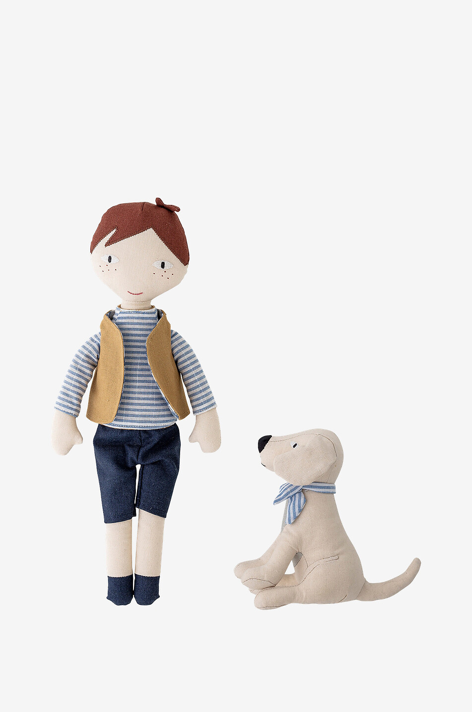 BLOOMINGVILLE Hilbert little boy and dog cotton dolls Baby MULTI COLOURED 6