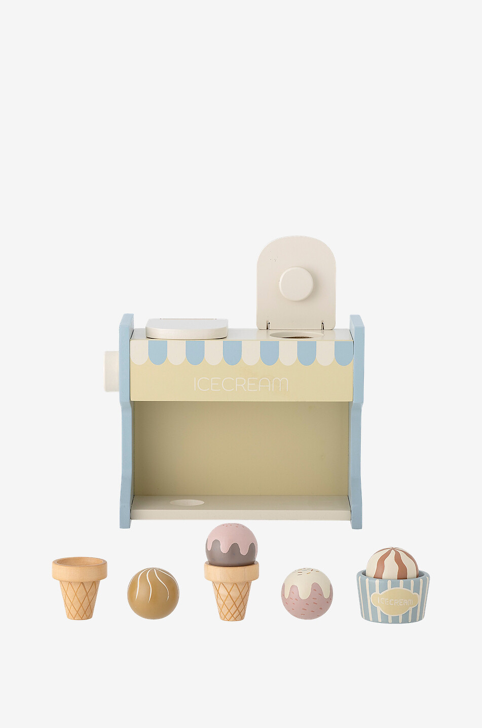 BLOOMINGVILLE Set de jouets en bois marchand de glaces Vallie Bébé MULTICOLORE 1