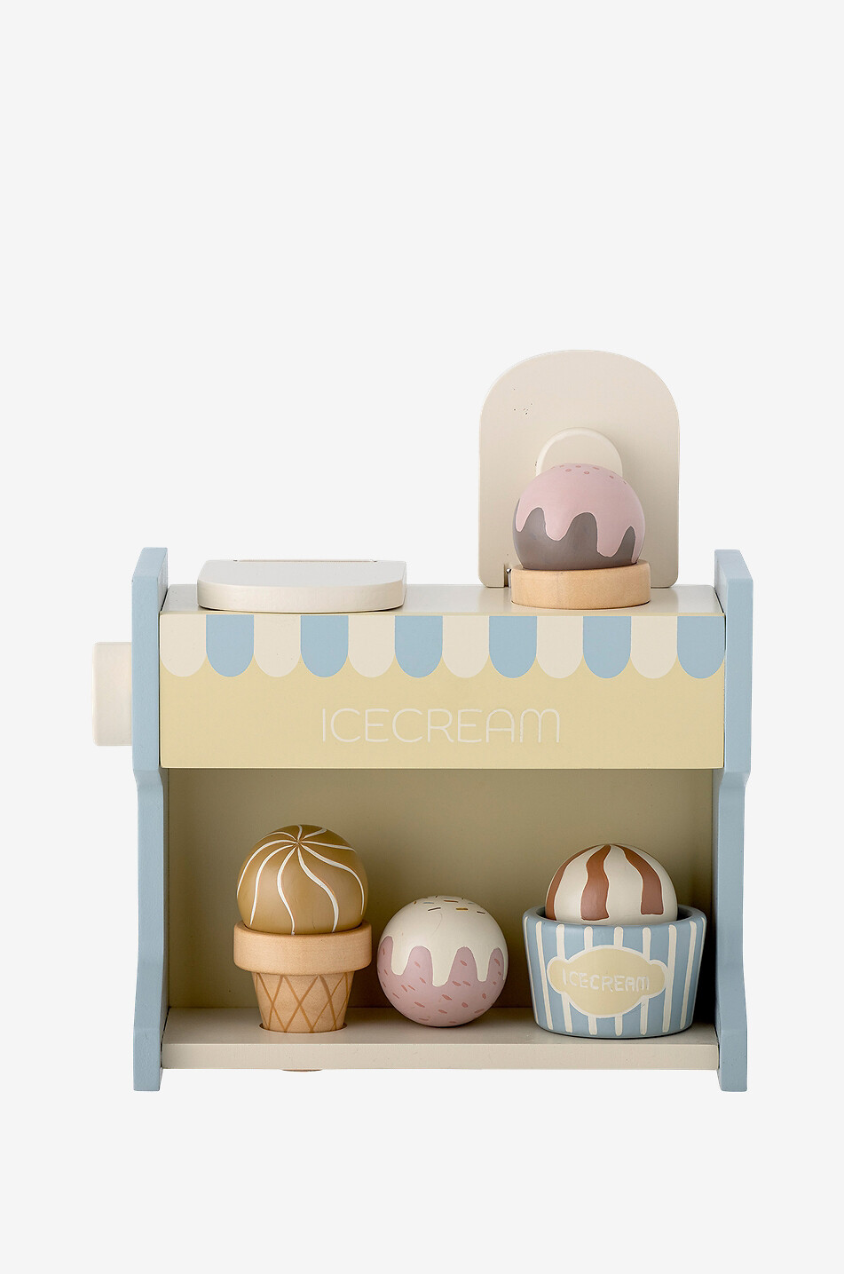 BLOOMINGVILLE Set de jouets en bois marchand de glaces Vallie Bébé MULTICOLORE 6