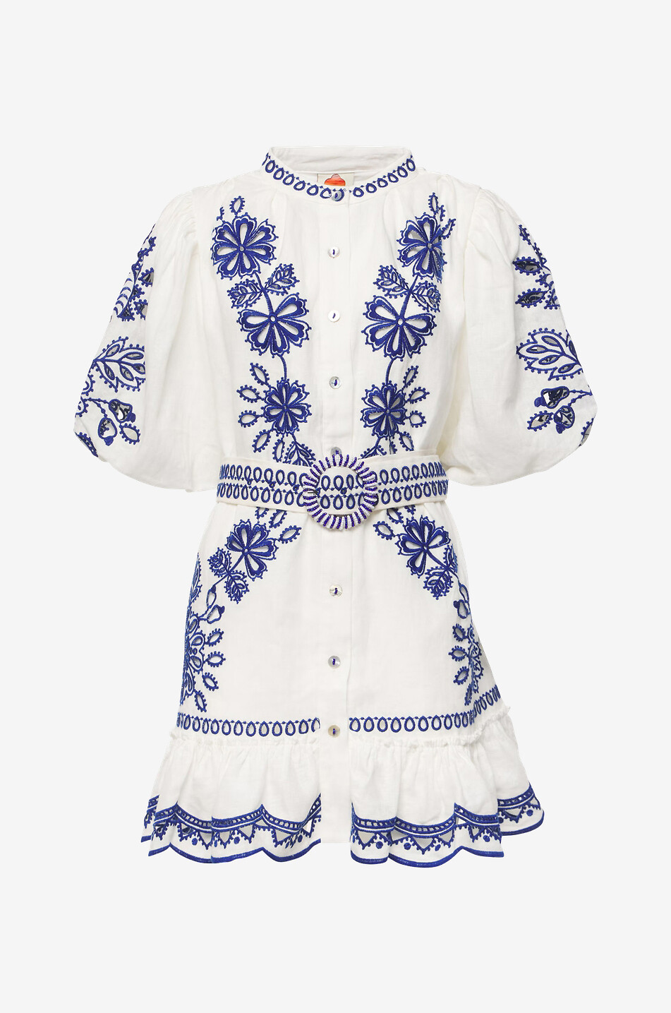 Robe courte White Richelieu Euroflax