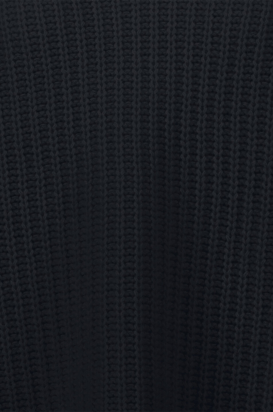 Gerippter Boxy-Pullover mit V-Ausschnitt aus Wolle und Kaschmir