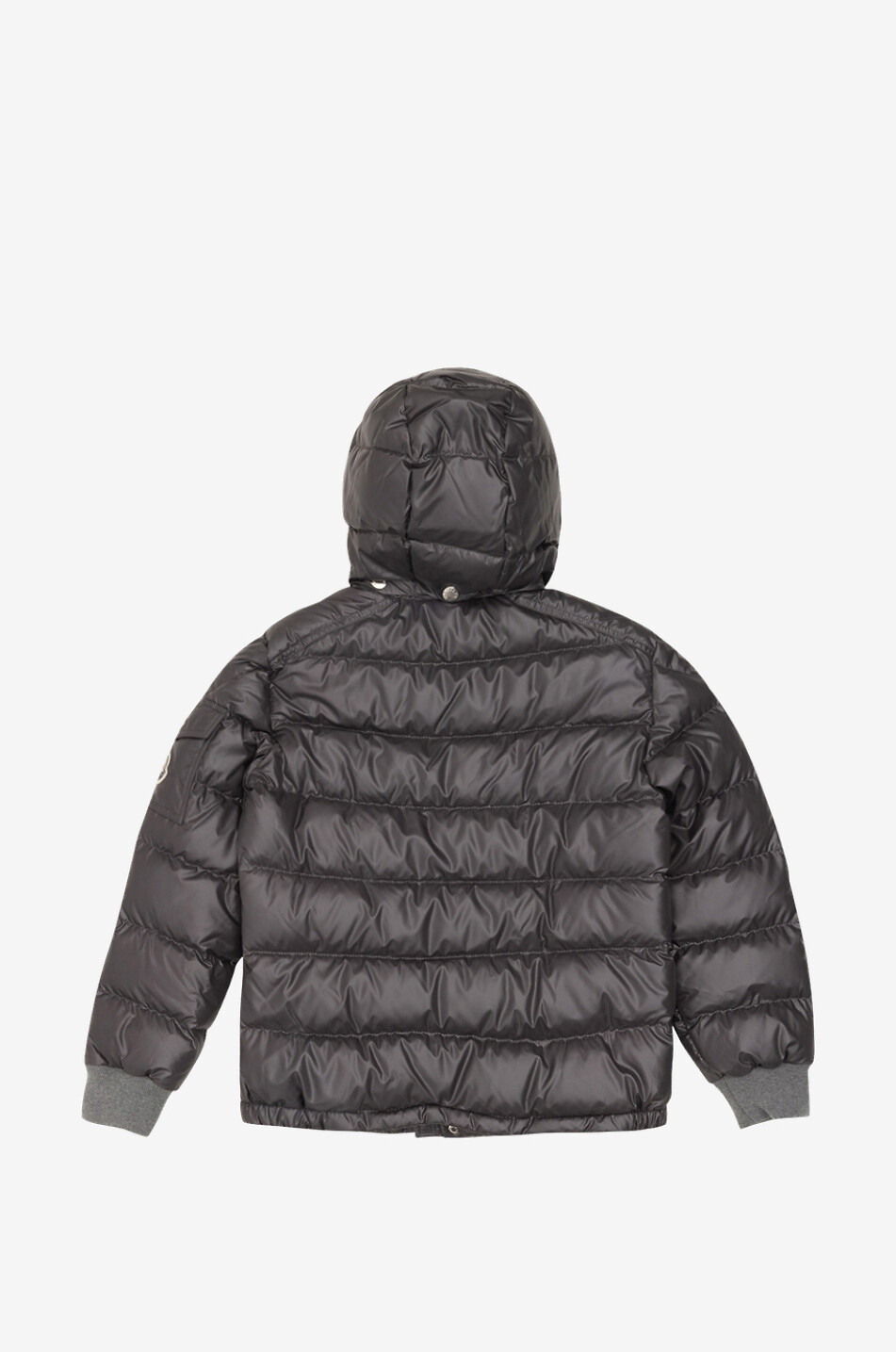 MONCLER Jungen-Daunenjacke mit abnehmbarer Kapuze Manaem Junge DUNKELBRAUN 2