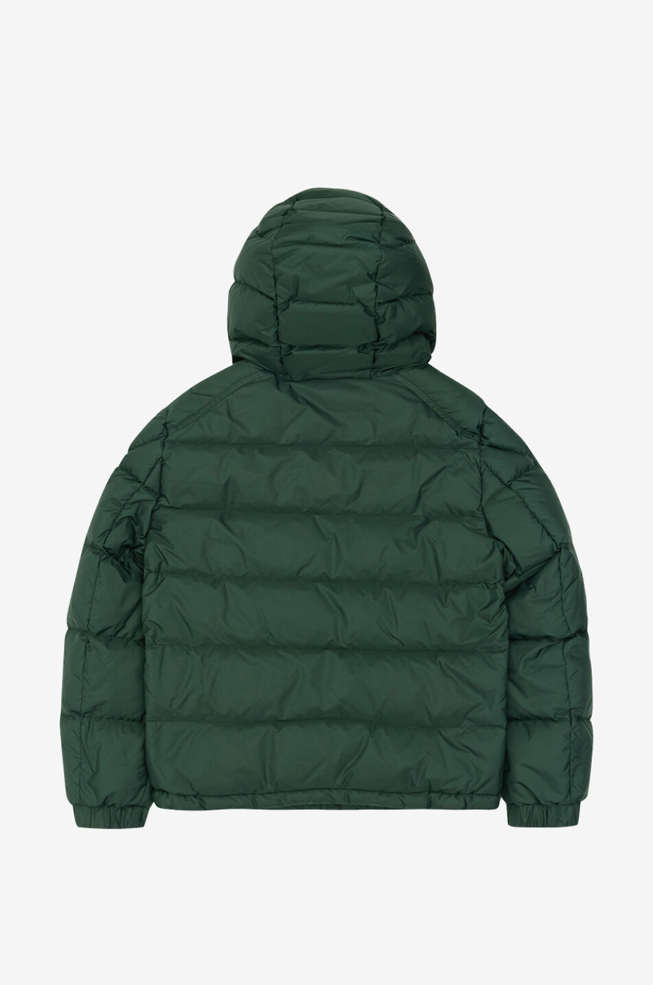 MONCLER Jungen-Daunenjacke mit Kapuze und dreifarbigen Streifen Merari Junge DUNKELGRÜN 2