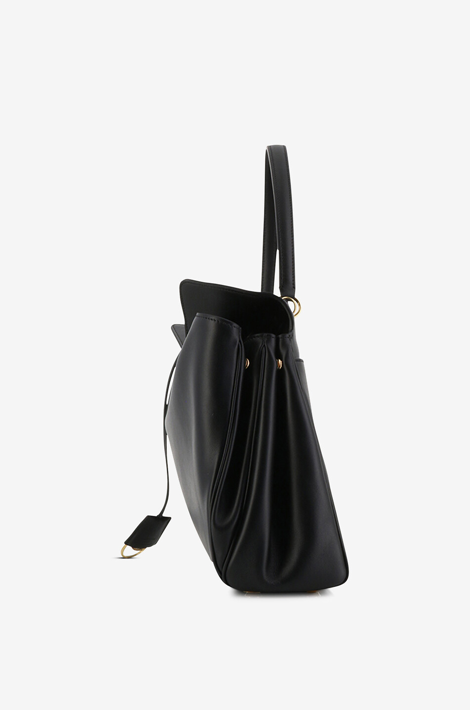 BALENCIAGA Rodeo Medium smooth calfskin handbag Women BLACK 4