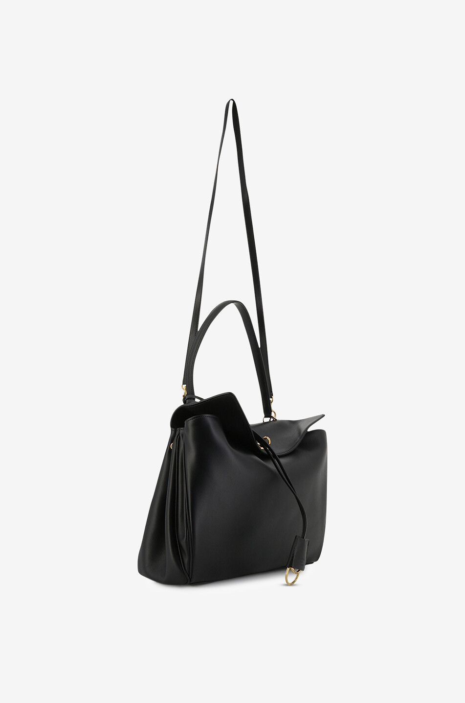 BALENCIAGA Rodeo Medium smooth calfskin handbag Women BLACK 5