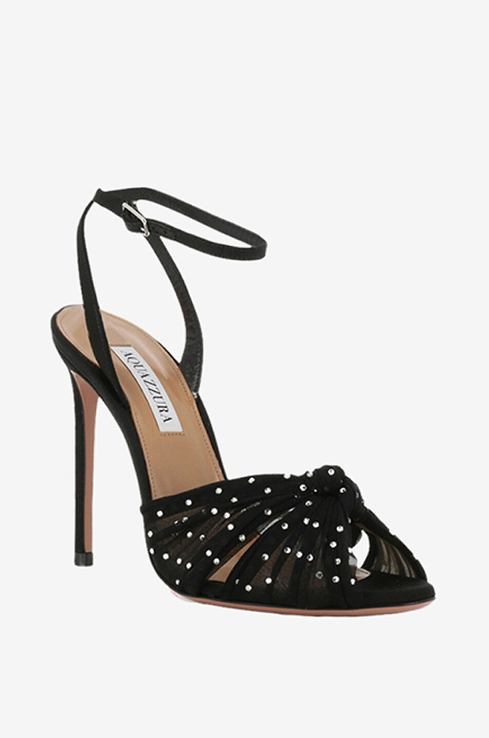 Slow Kisses 105 crystal-embellished chiffon sandals