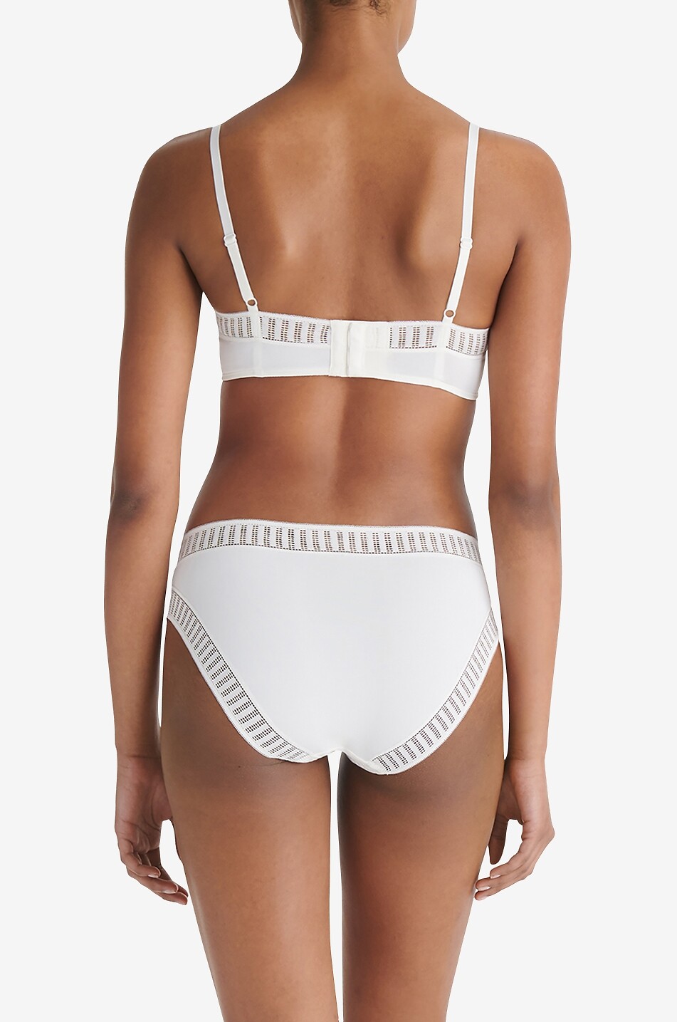 ERES Büstenhalter aus Jersey und Spitze Justine Graphique Damen CREMEFARBEN 3