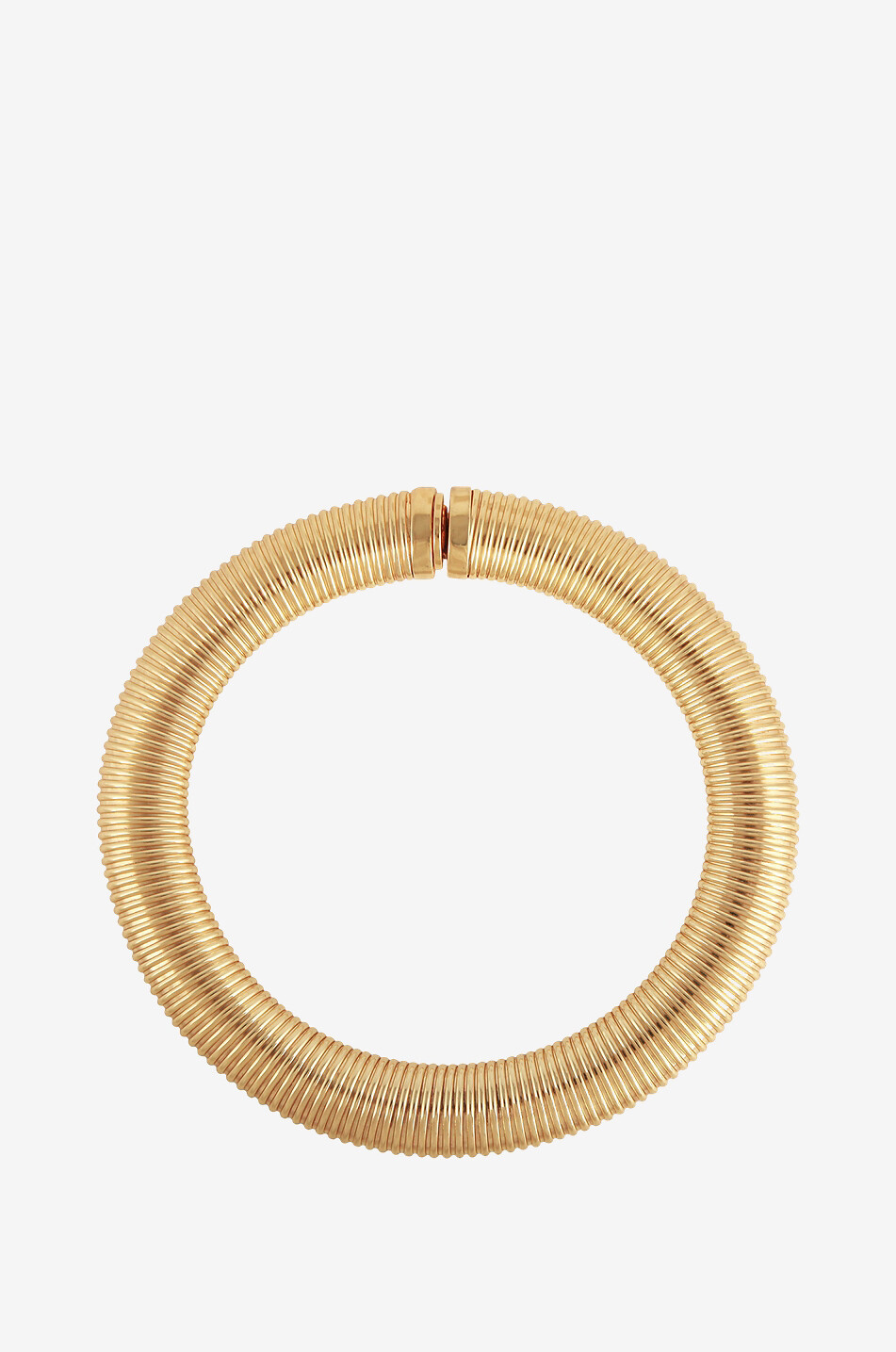 Collier ras du cou épais doré Aida