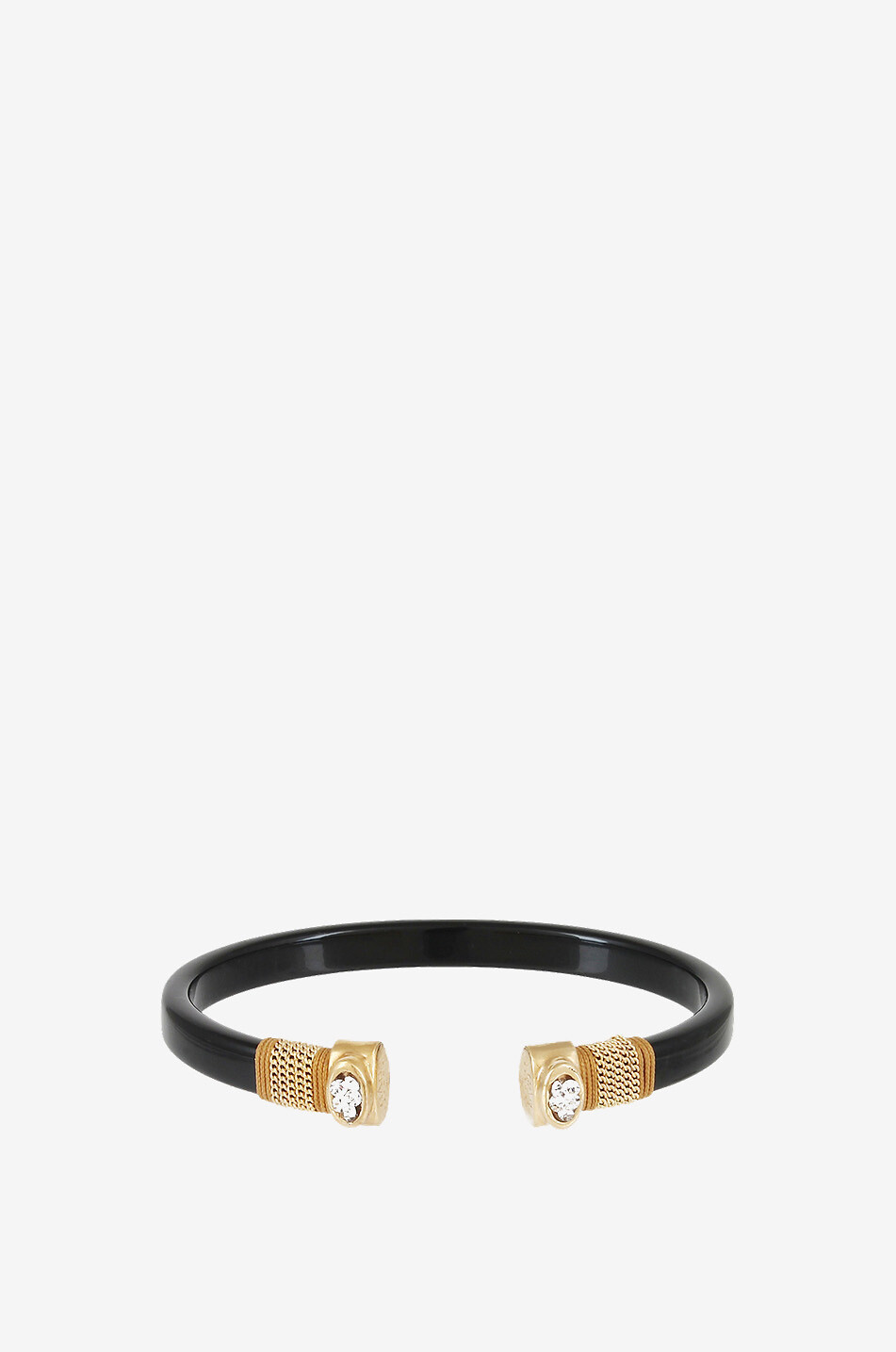 Sarina Bis acetate and rhinestone bangle