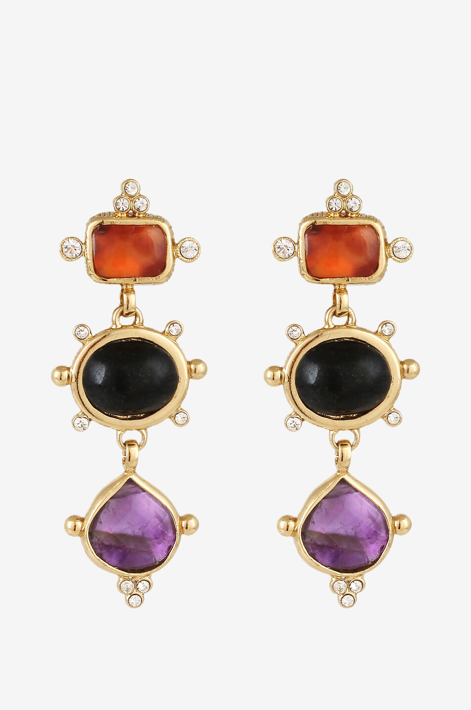 Ohrhänger Tiki 3 Rangs