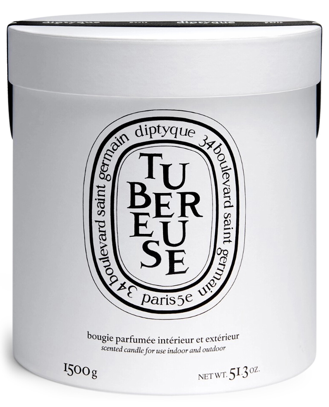 DIPTYQUE Duftkerze für Innen und Aussen Tubéreuse Haus WEISS 2