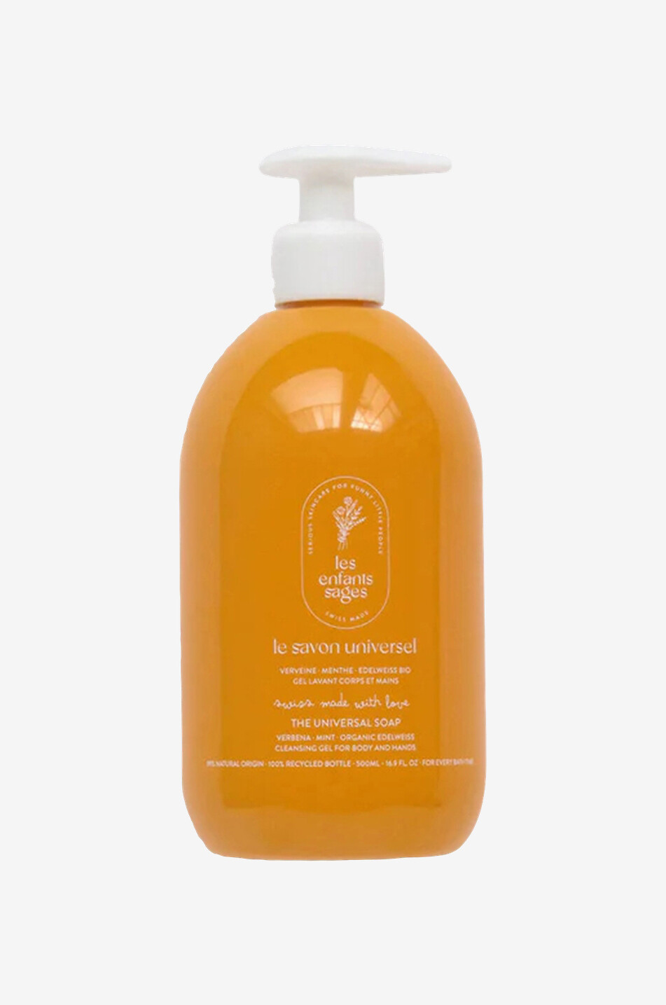 LES ENFANTS SAGES Gel lavant ultra-doux corps et mains Le Savon Universel - 500 ml Unisexe Incolore 1