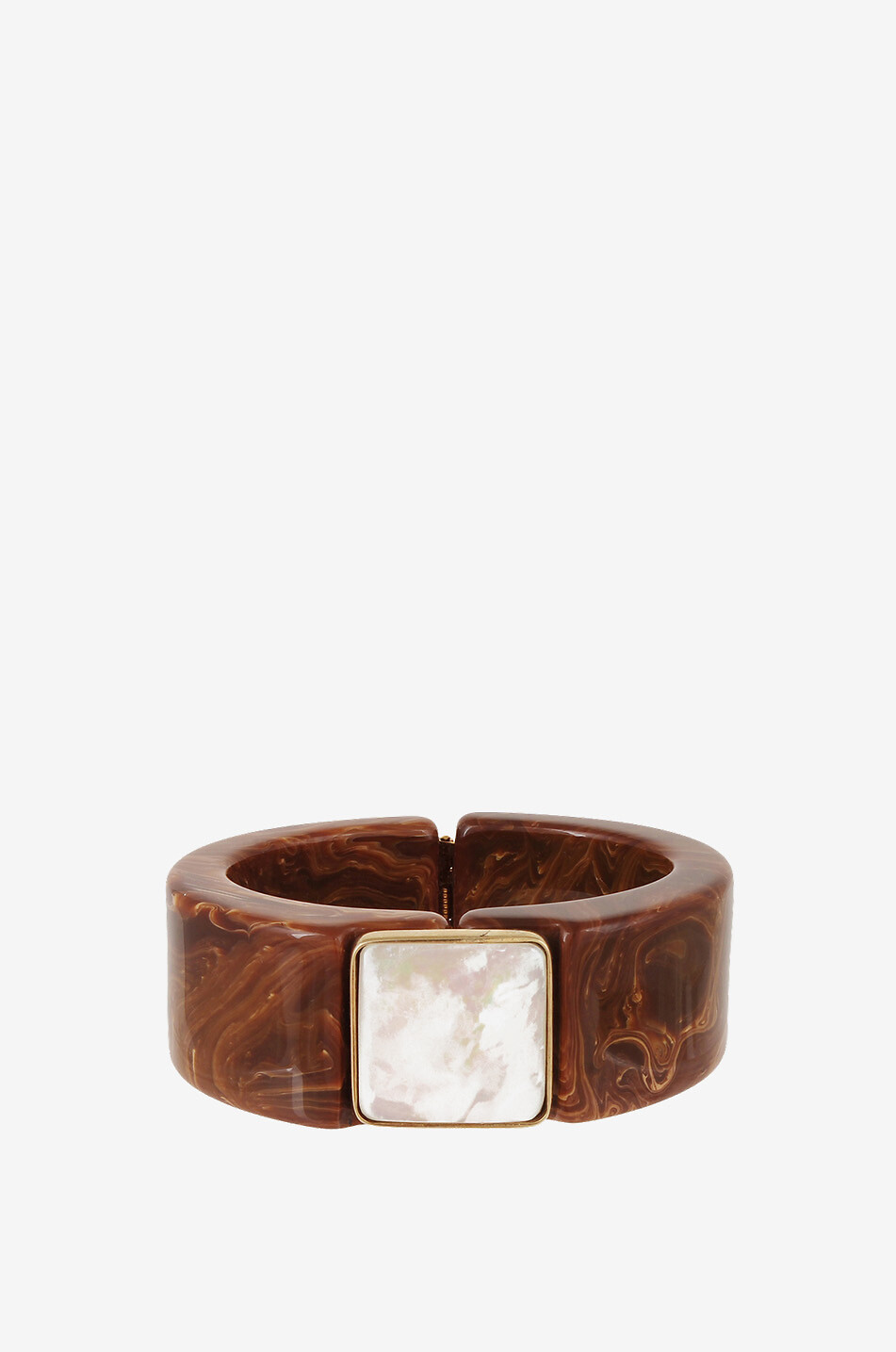 Manschette aus Acetat und Perlmutt Arty Bis