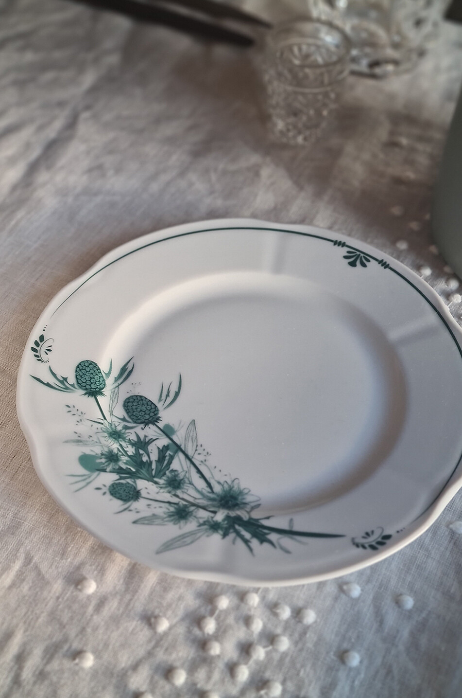 Assiettes à dessert en porcelaine Romy