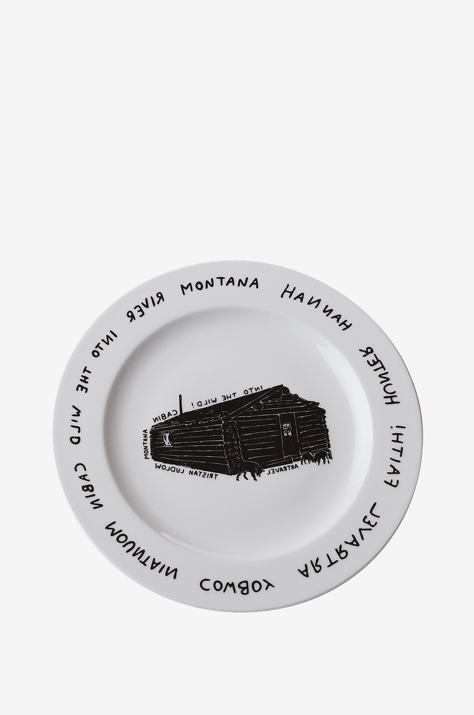 Präsentierteller aus Porzellan Montana x Artravel