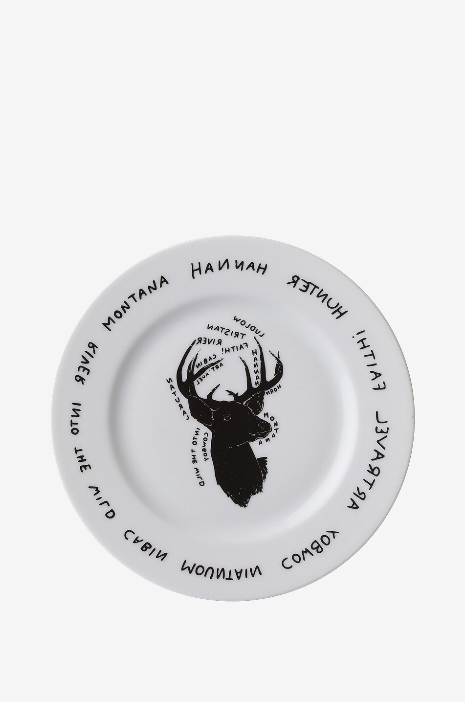 Assiettes à dessert en porcelaine Montana x Artravel