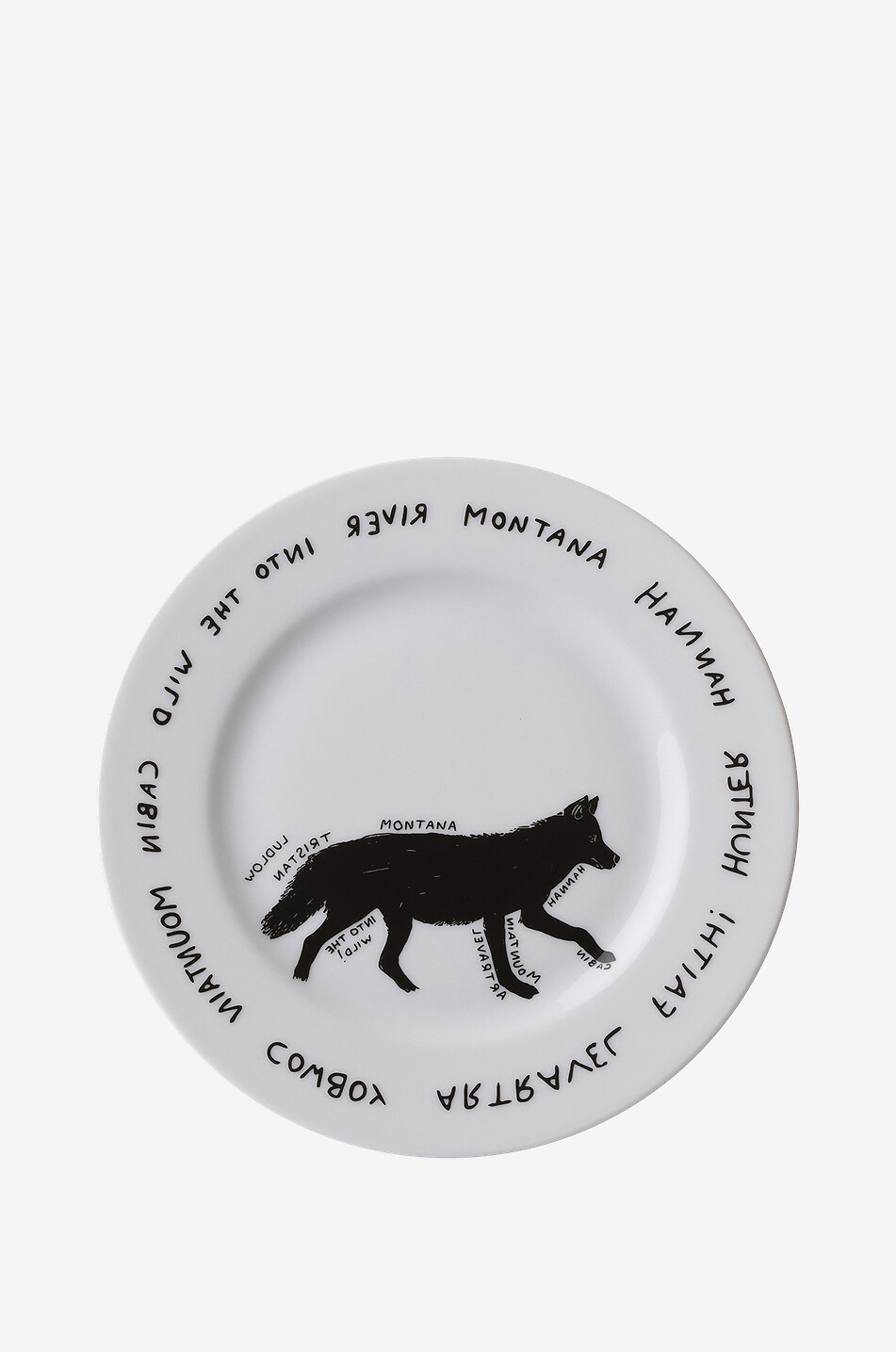 Assiettes à dessert en porcelaine Montana x Artravel