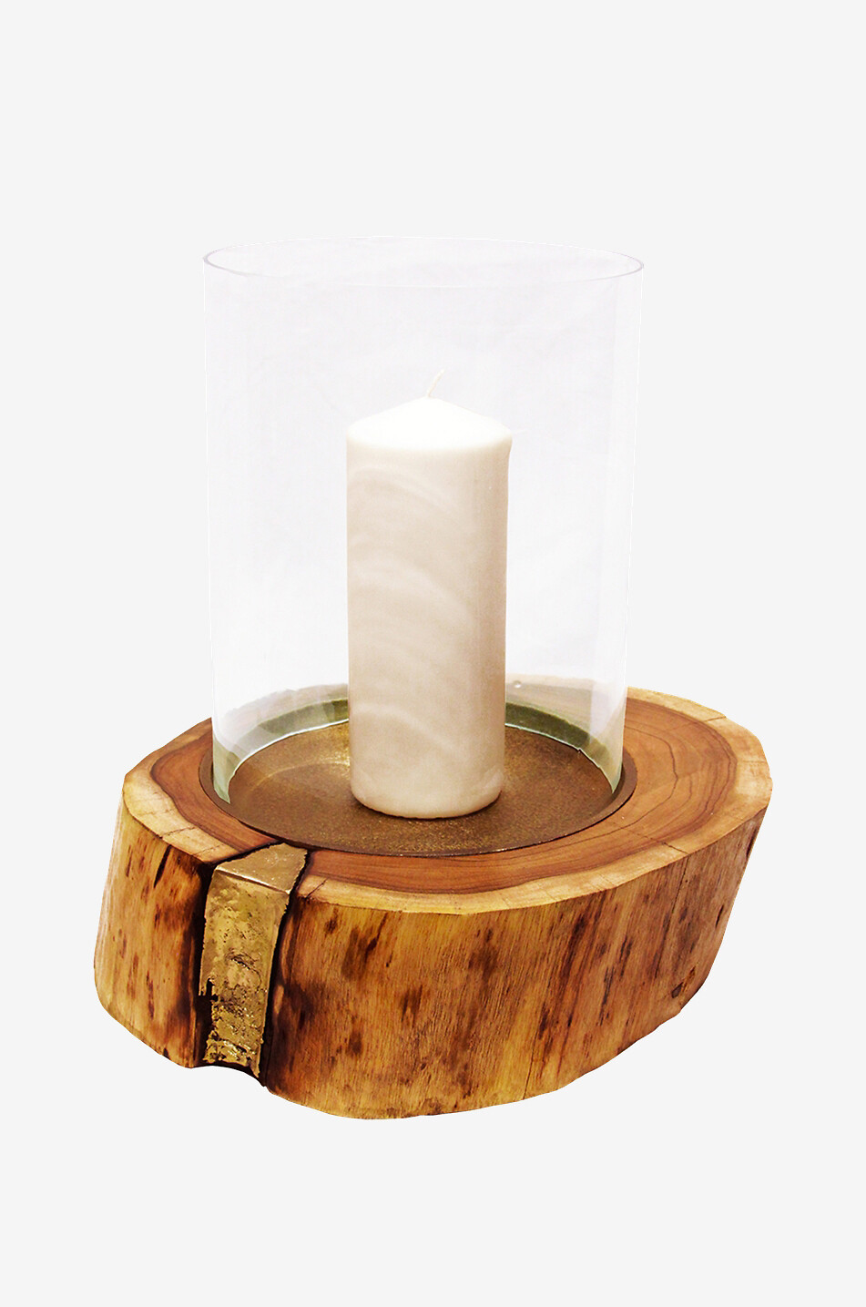 ANGEL DES MONTAGNES Windlicht aus Holz und Glas Akis Haus BUNT 1