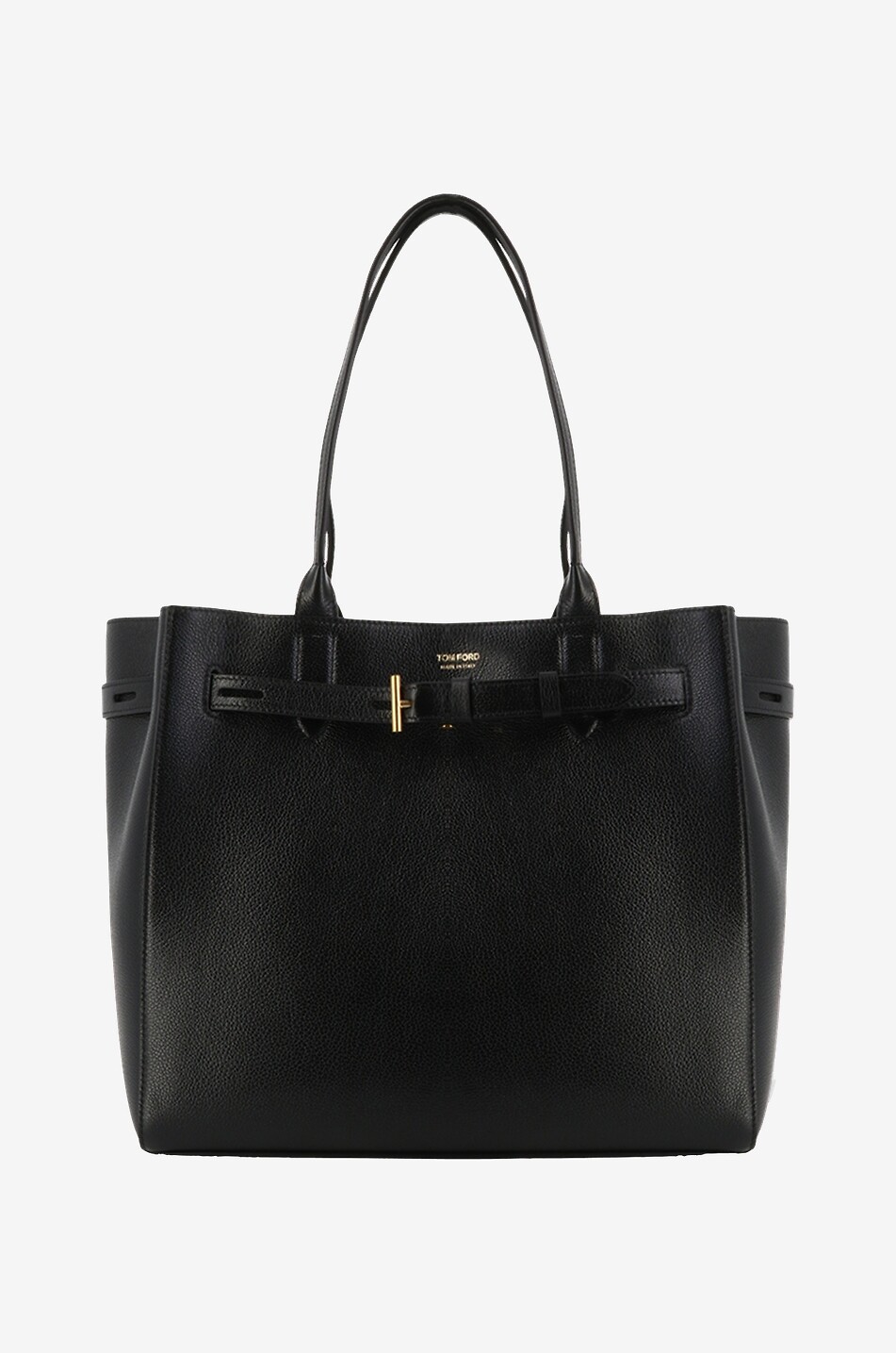 DG Logo Medium smooth leather tote bag - DOLCE & GABBANA - BLACK